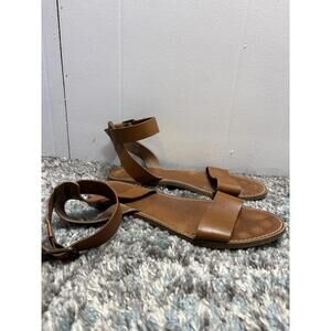 Madewell Shoes Womens 11 Sandals Neutral Brown Leather Summer Casual Party